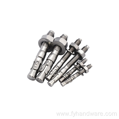 Stainless steel chemical anchor stud bolt m16-m24